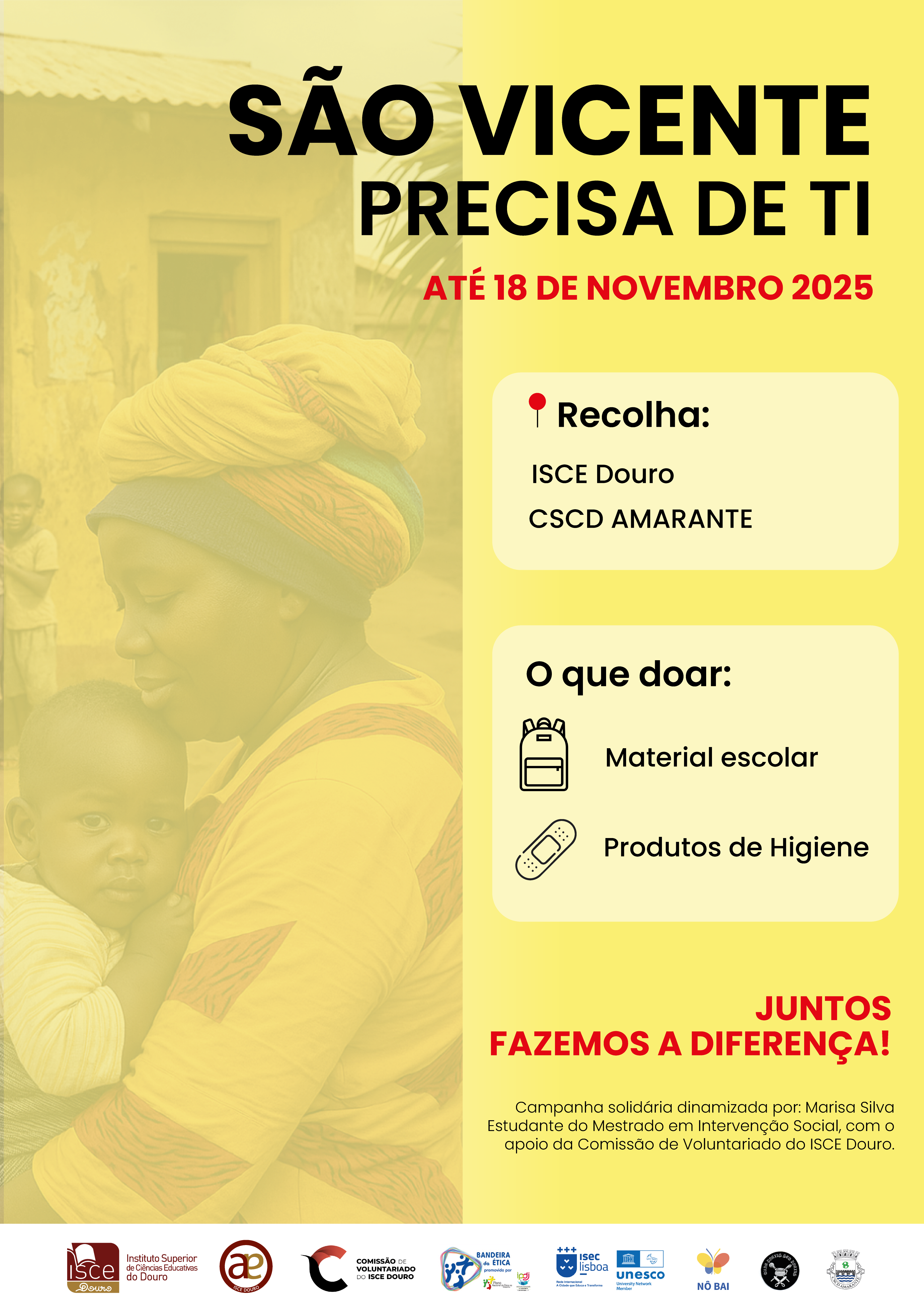 Campanha Solidária – Apoio a Cabo Verde (Ilha de São Vicente)